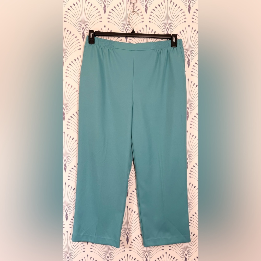 Alfred Dunner Turquoise Dress Pants size 18P